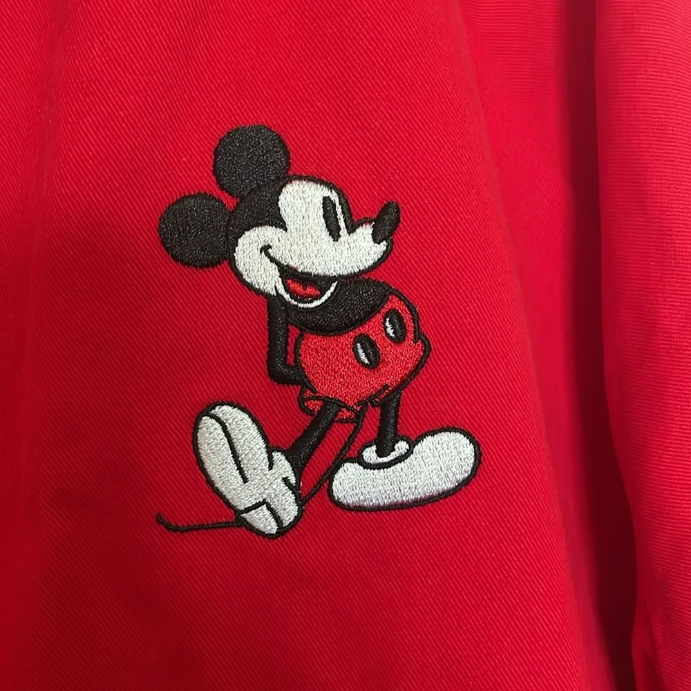 Red MonogramVarsity Mickey Mouse Jacket Pre loved - Picture 5 of 6